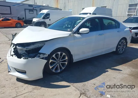 2015 Honda Accord Sport из США, поврежденный, VIN 1HGCR2F51FA021803